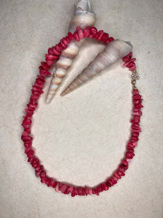 Big Coral Necklace - Small