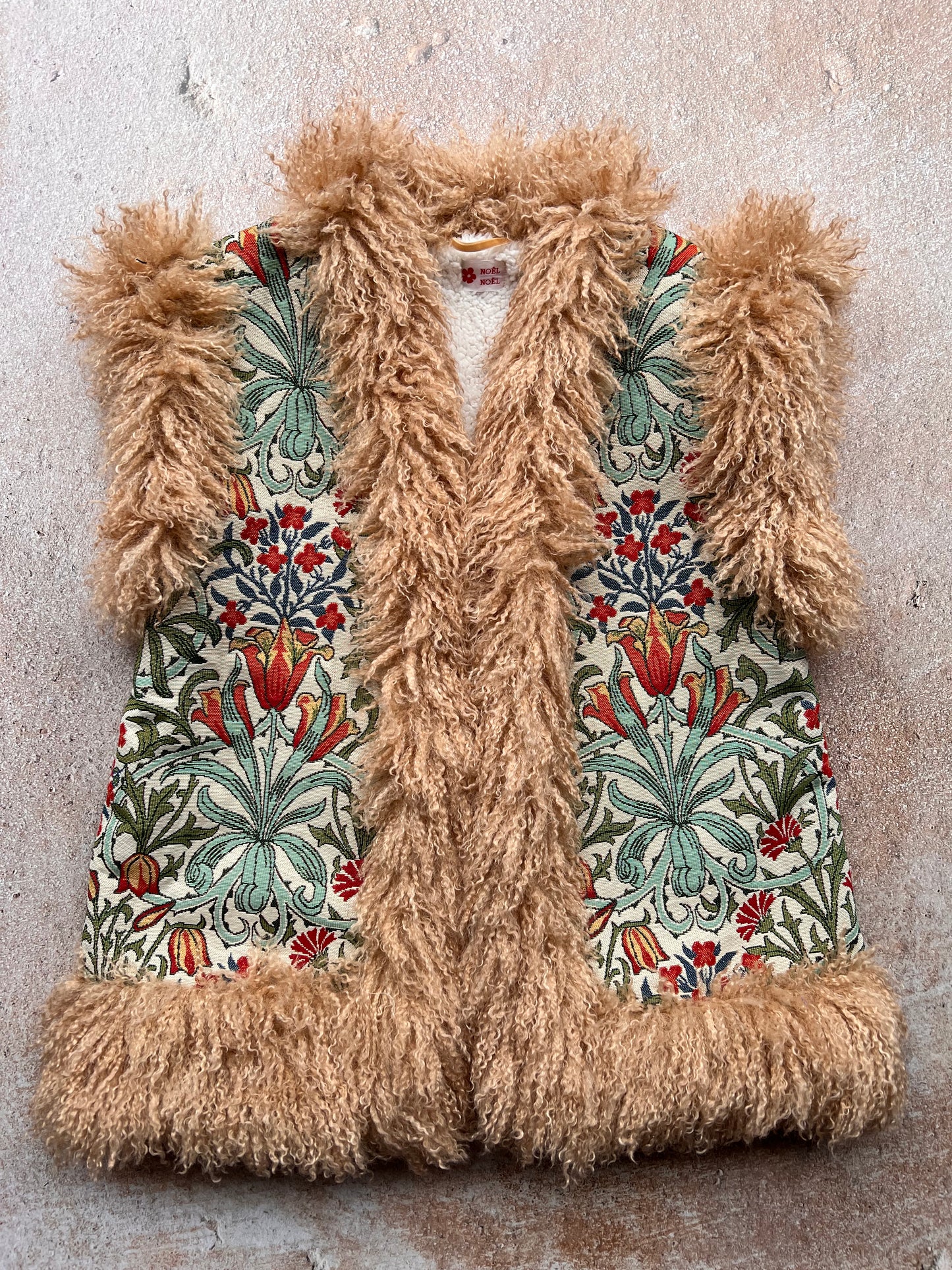 Flower Gilet | Beige