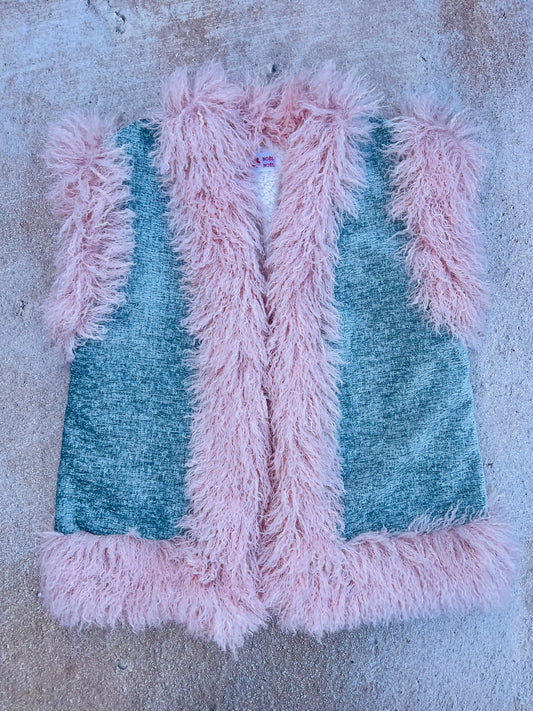 Aqua Gilet | Pale Pink