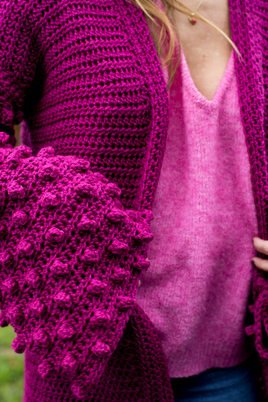 Cardigan Knots | Magenta