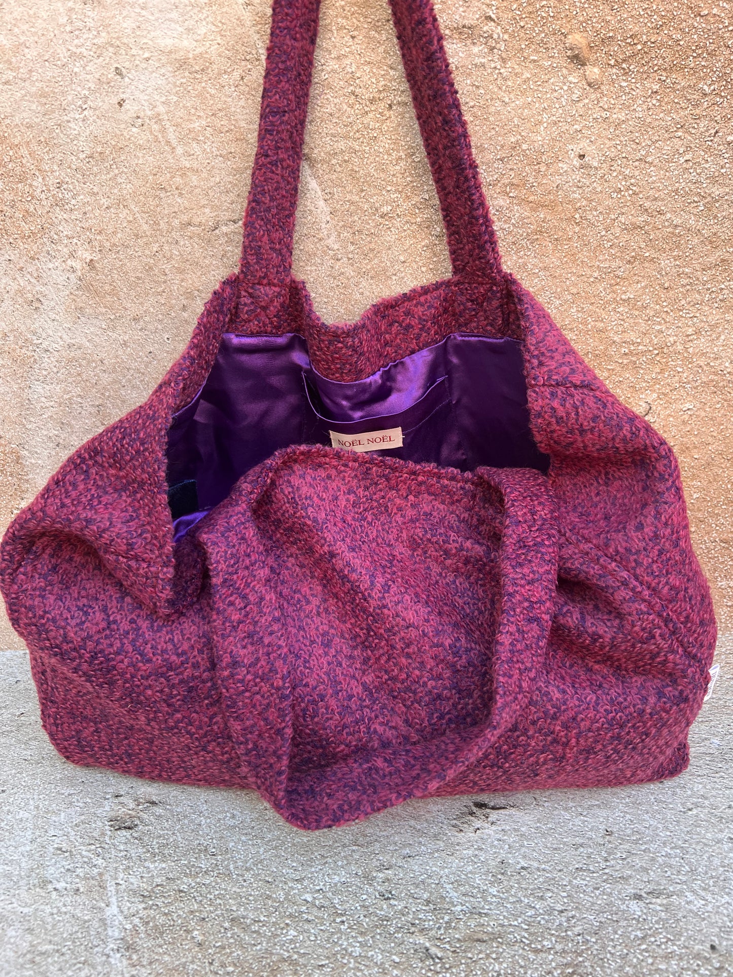 Boucle Purple Bag