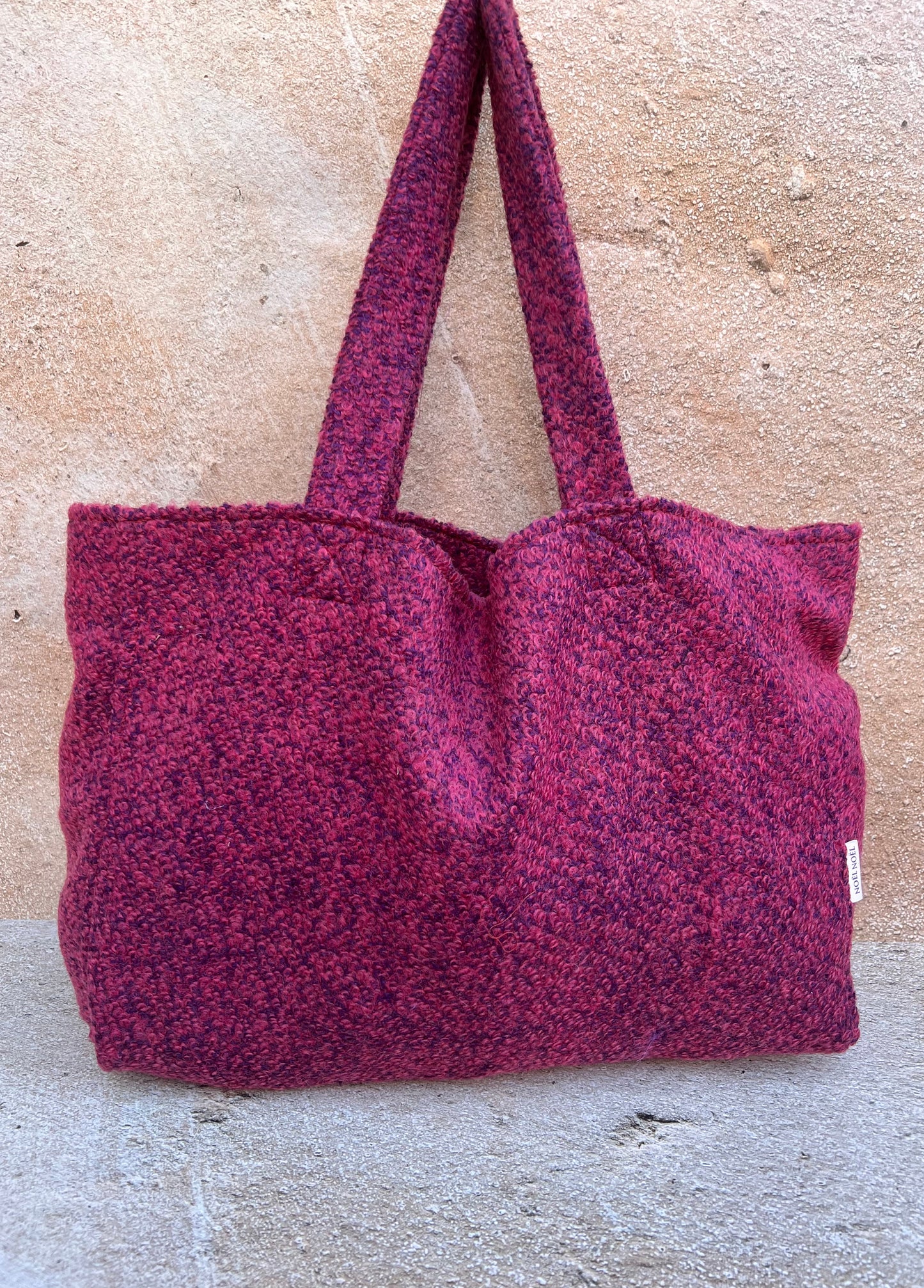 Boucle Purple Bag